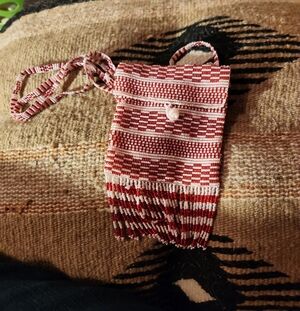 Handmade Beaded Cross Body Mini Purse